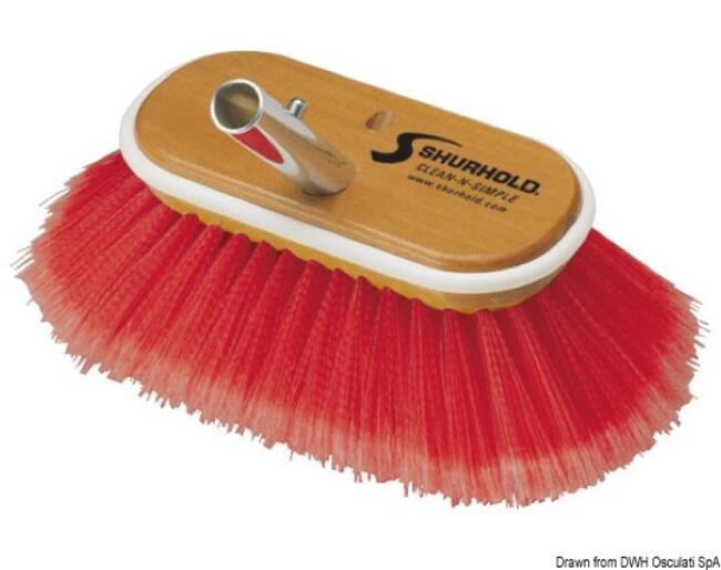 Spazzolone 6" Fibre Morbide E Medie Rosse